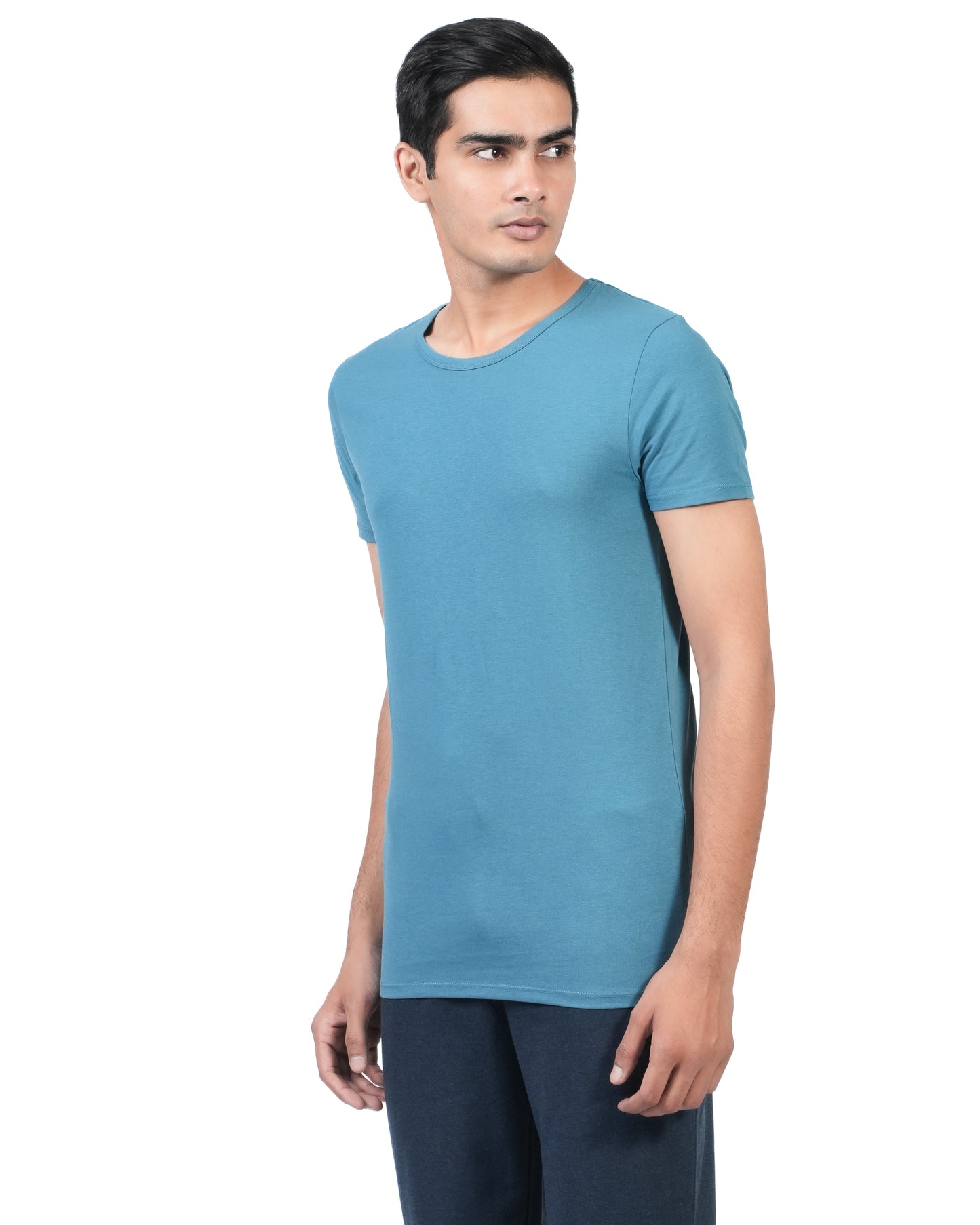 Men's Round Neck Slim Dry Fit T-Shirt