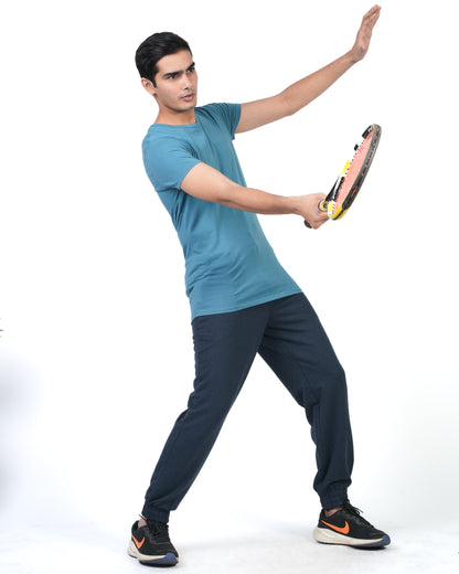 Men's Round Neck Slim Dry Fit T-Shirt