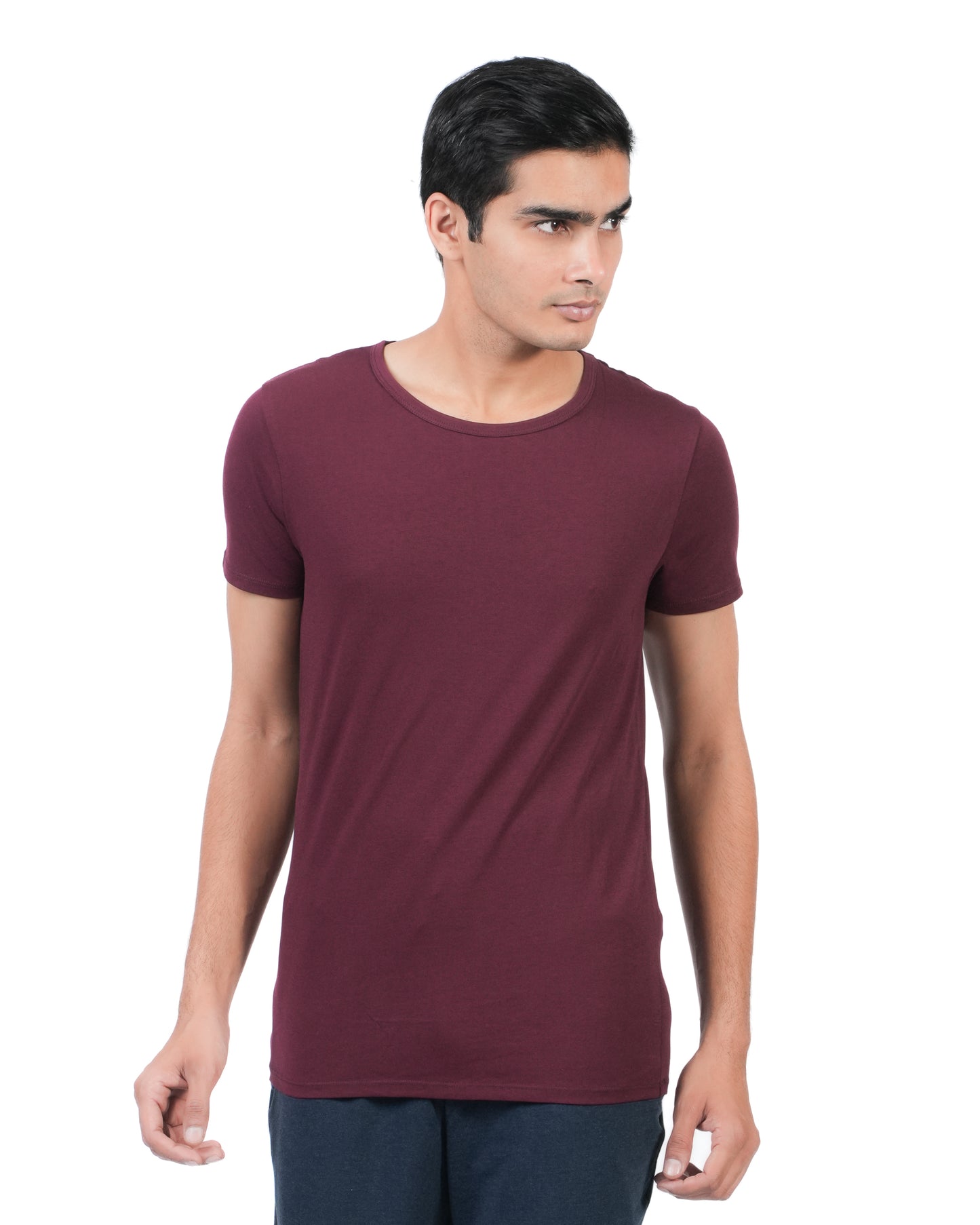 Men's Round Neck Slim Dry Fit T-Shirt