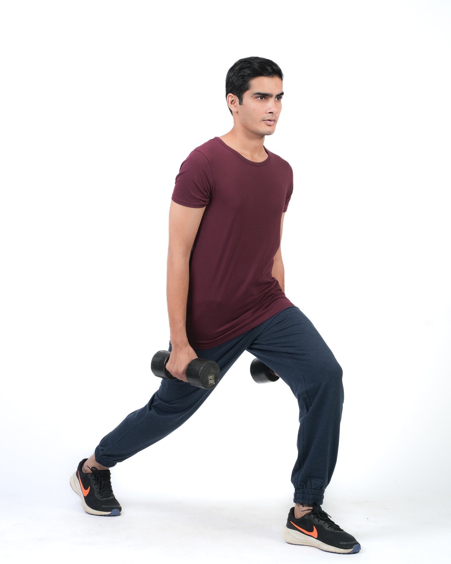 Men's Round Neck Slim Dry Fit T-Shirt
