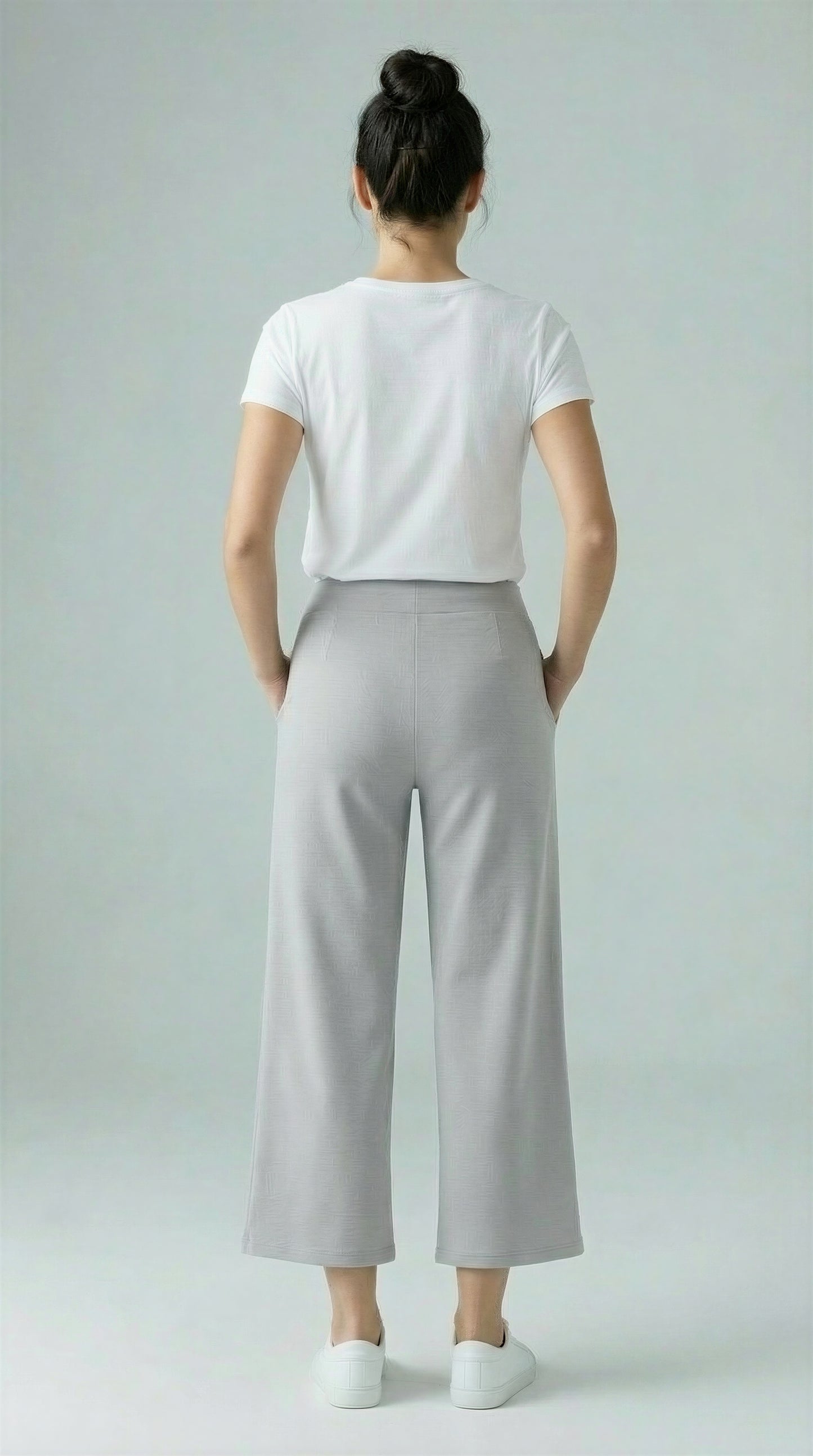 FlowFit Palazzo Pants - SILVER GREY