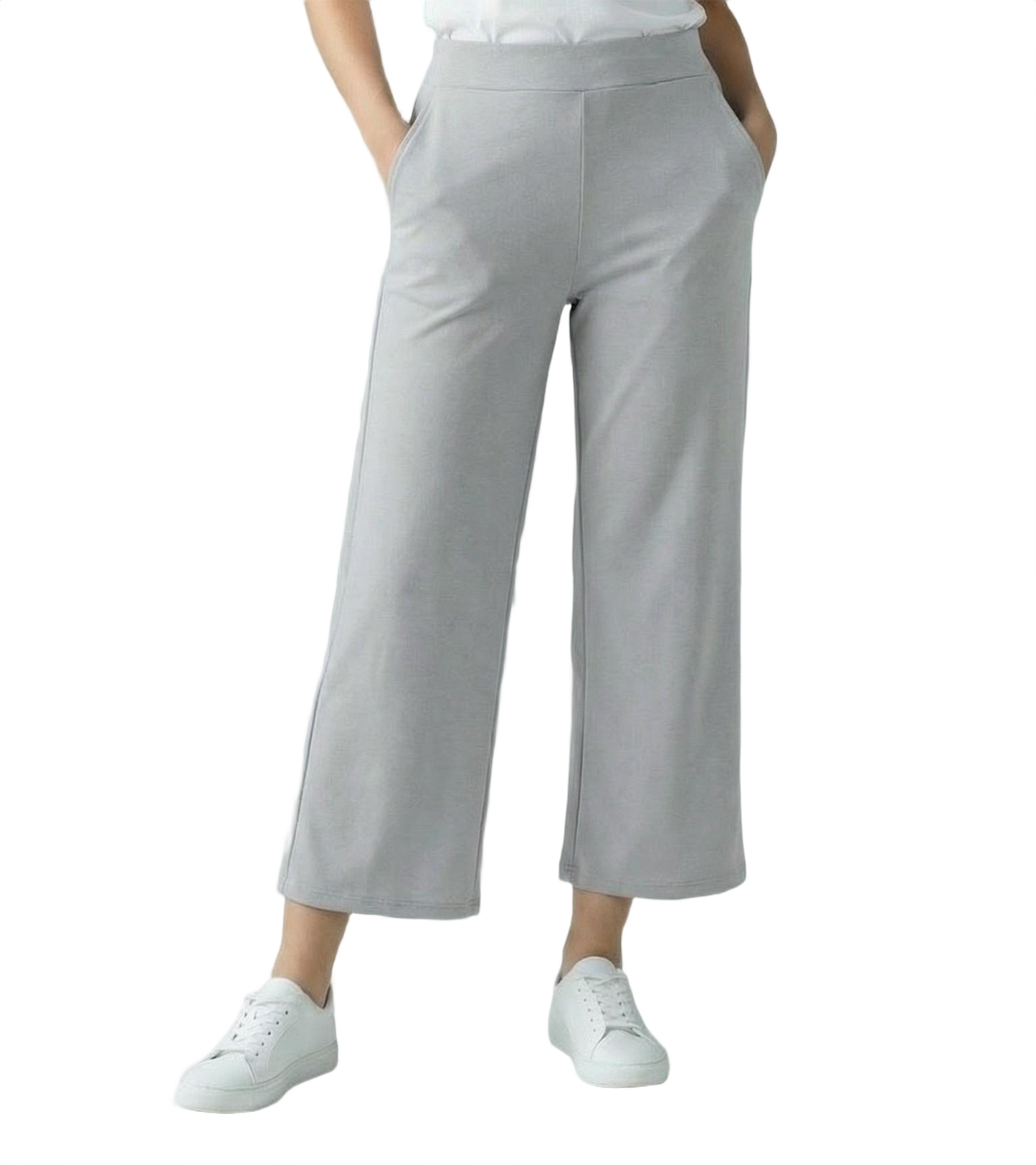 FlowFit Palazzo Pants - SILVER GREY